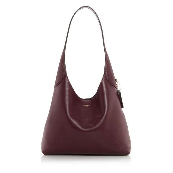 Coach Brooklyn Shoulder Bag 28"- Small Burgundy - Picture 2 of 5